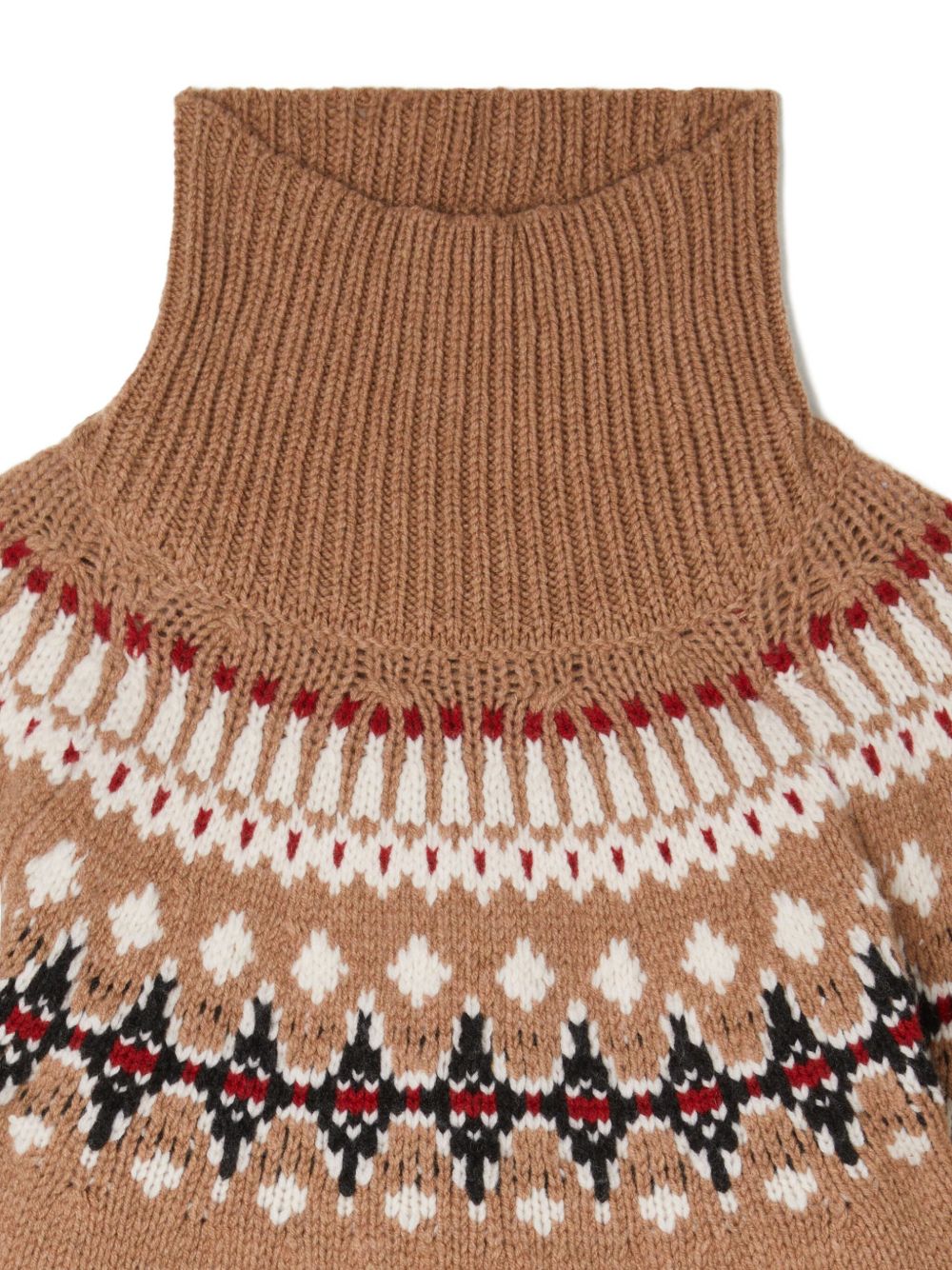 Alanui Sweet Winter Wool Turtle-neck Jumper - Camel