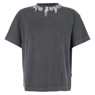 Palm Angels T-shirts And Polos Grey