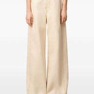 Ami Paris Super Wide Denim Jeans - Beige