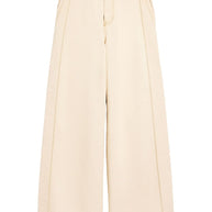 Ami Paris Super Wide Denim Jeans - Beige