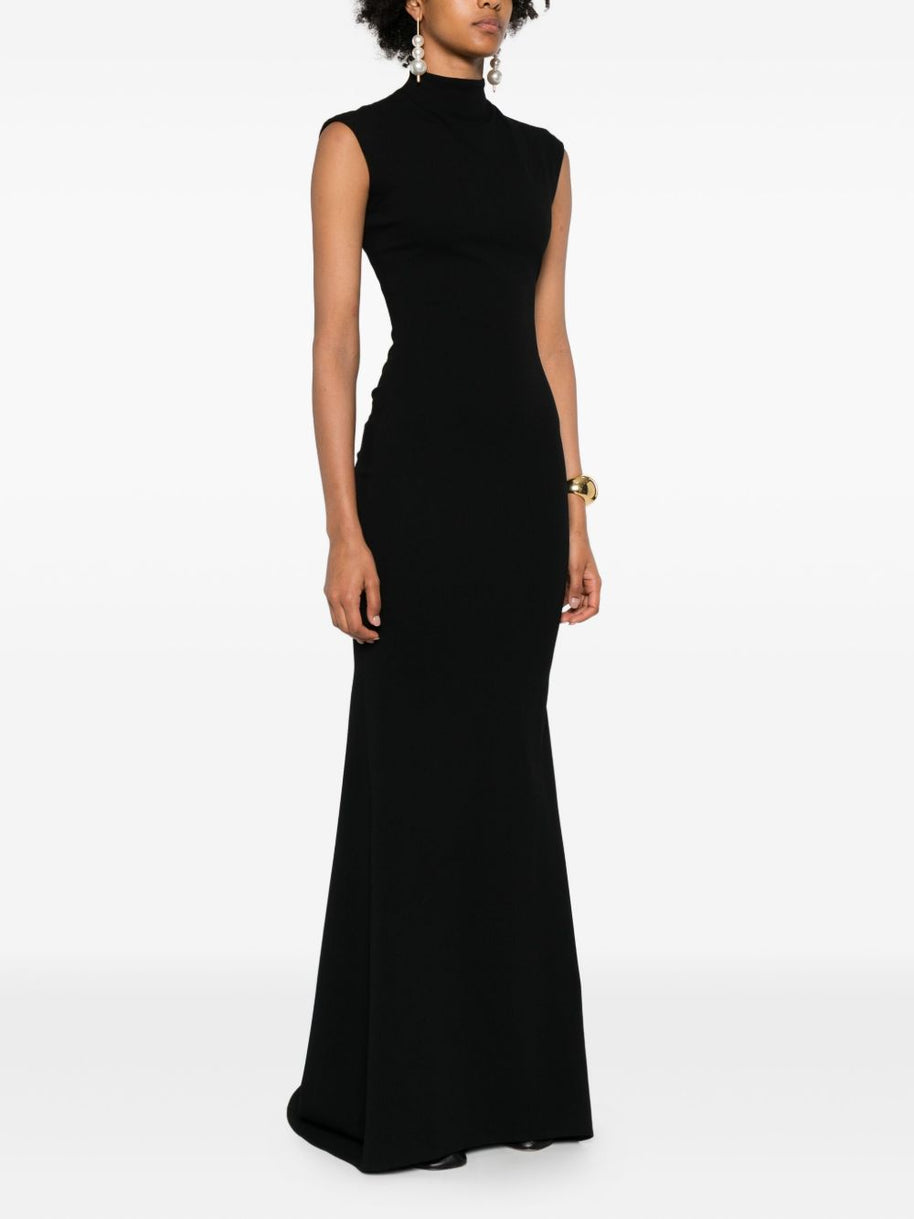JACQUEMUS La Robe Alba Long Dress - Black
