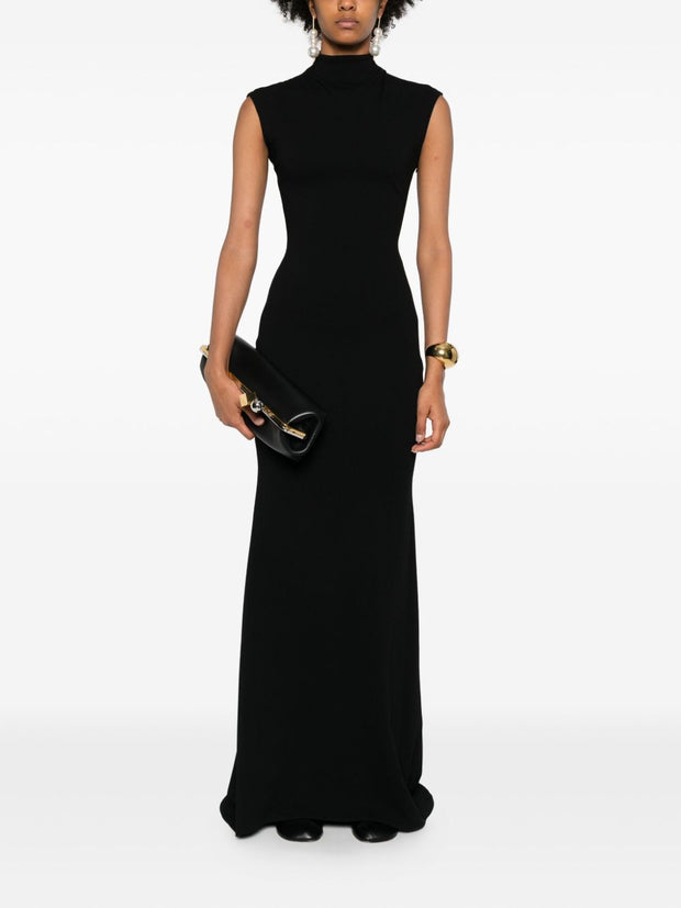 JACQUEMUS La Robe Alba Long Dress - Black