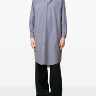 Ami Paris Bandana Cotton Dress - Clear Blue