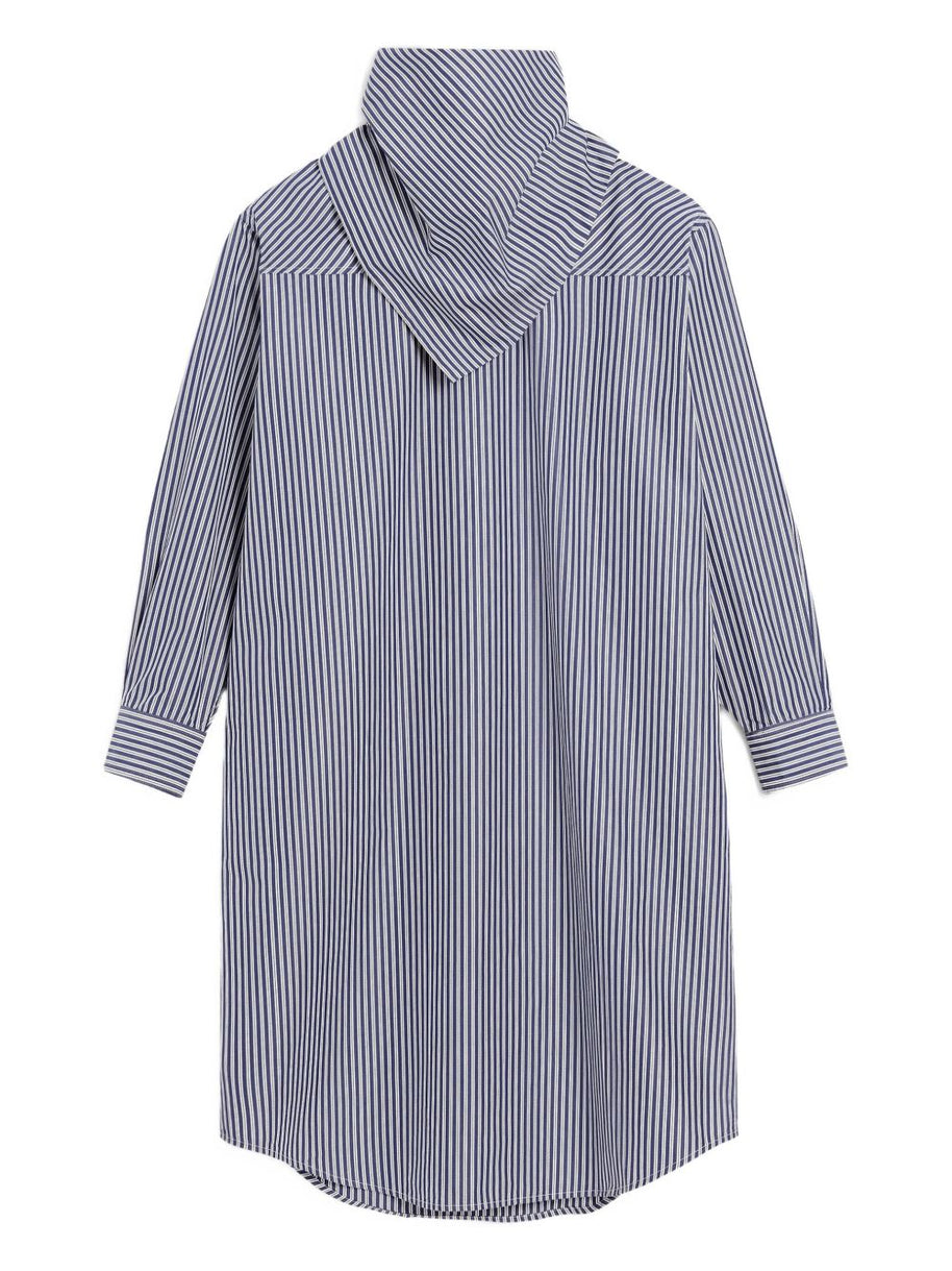 Ami Paris Bandana Cotton Dress - Clear Blue
