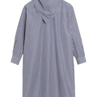 Ami Paris Bandana Cotton Dress - Clear Blue