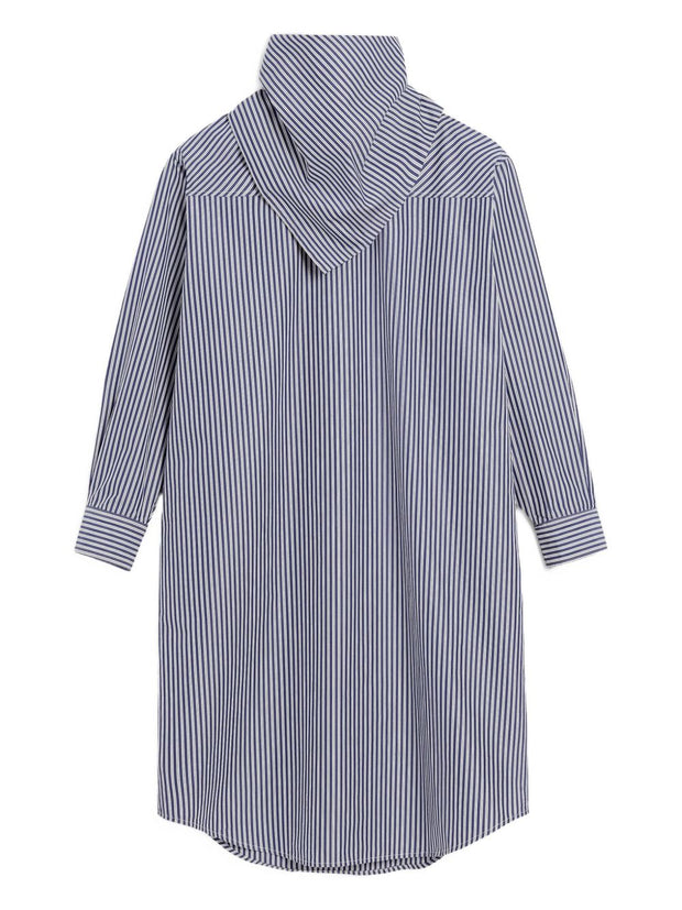 Ami Paris Bandana Cotton Dress - Clear Blue
