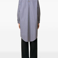 Ami Paris Bandana Cotton Dress - Clear Blue