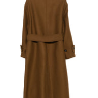 Ami Paris Wool Coat - Brown