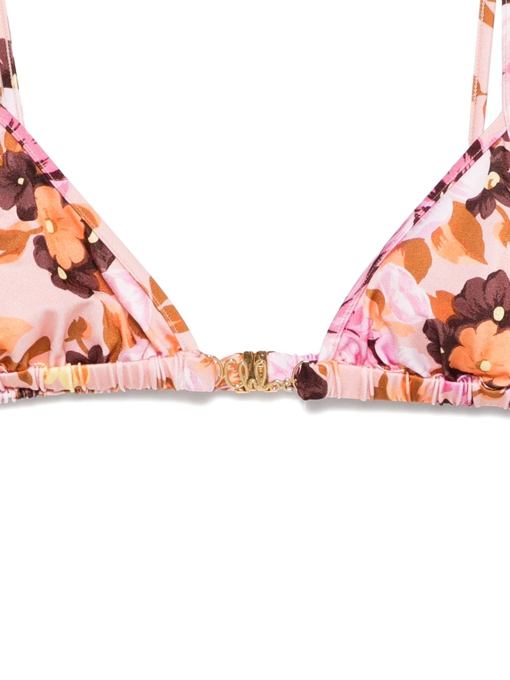 Chloé Triangle Bikini Top Pink