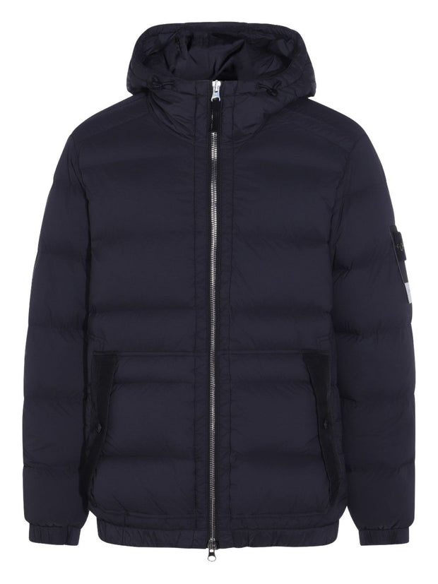 Stone Island Short Hooded Down Jacket - Black