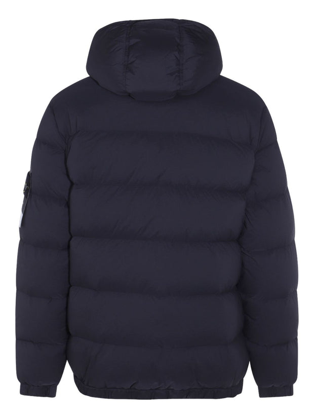 Stone Island Short Hooded Down Jacket - Black