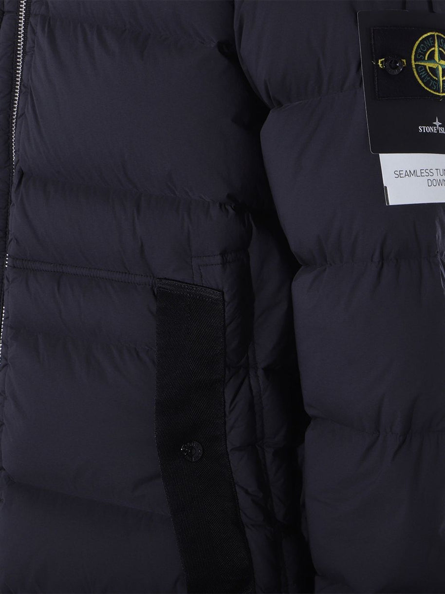 Stone Island Short Hooded Down Jacket - Black