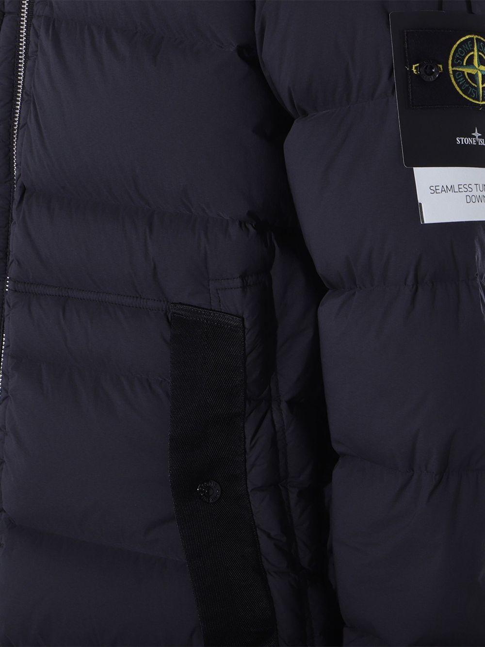 Stone Island Short Hooded Down Jacket - Black