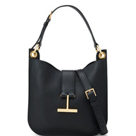Tom Ford Tara Leather Crossbody Bag - Black