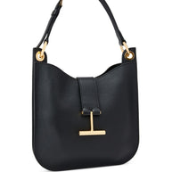 Tom Ford Tara Leather Crossbody Bag - Black
