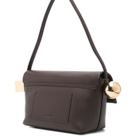 JACQUEMUS  Le Rond Carré Shoulder Bag - Brown