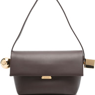JACQUEMUS  Le Rond Carré Shoulder Bag - Brown