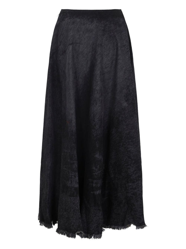 Diesel Denim Long Skirt - Black