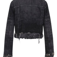 Diesel Denim Cotton Jacket - Black