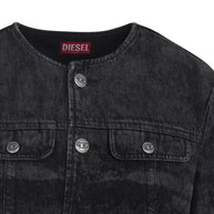 Diesel Denim Cotton Jacket - Black