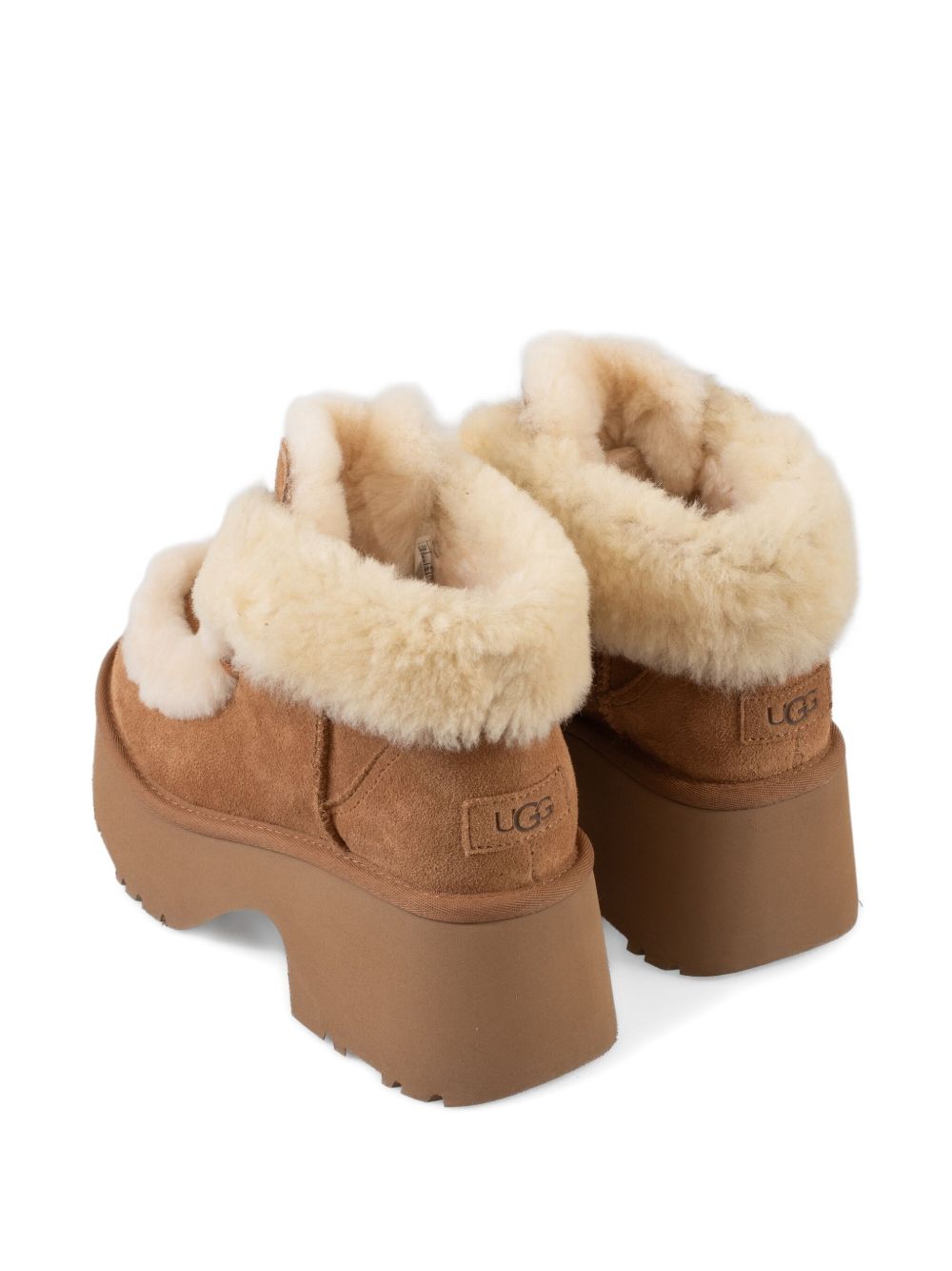 UGG Australia Esmee Lace Up Boots - Beige