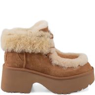 UGG Australia Esmee Lace Up Boots - Beige