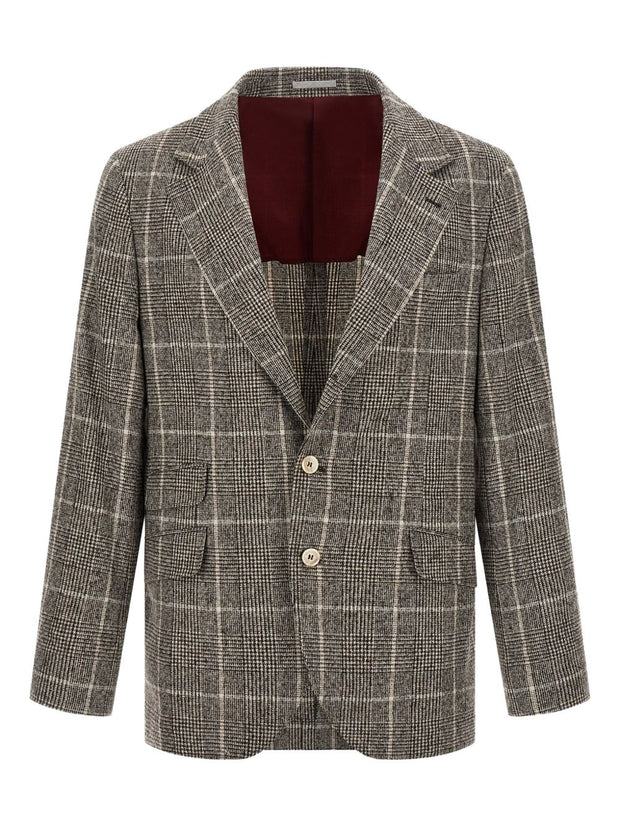 Brunello Cucinelli Wool Jacket - Brown