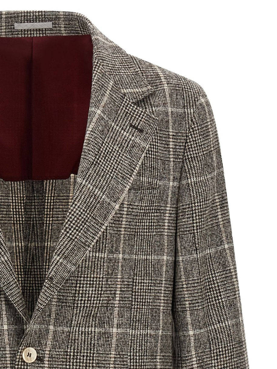 Brunello Cucinelli Wool Jacket - Brown