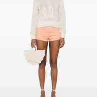 Chloé Denim Shorts Pink