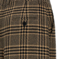 Saint Laurent Prince Of Wales Culotte Skirt - Black