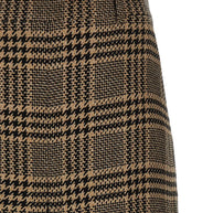 Saint Laurent Prince Of Wales Culotte Skirt - Black