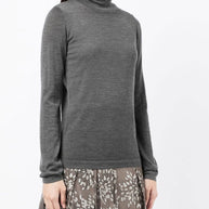 Brunello Cucinelli Cashmere Turtle-neck Sweater - Grey