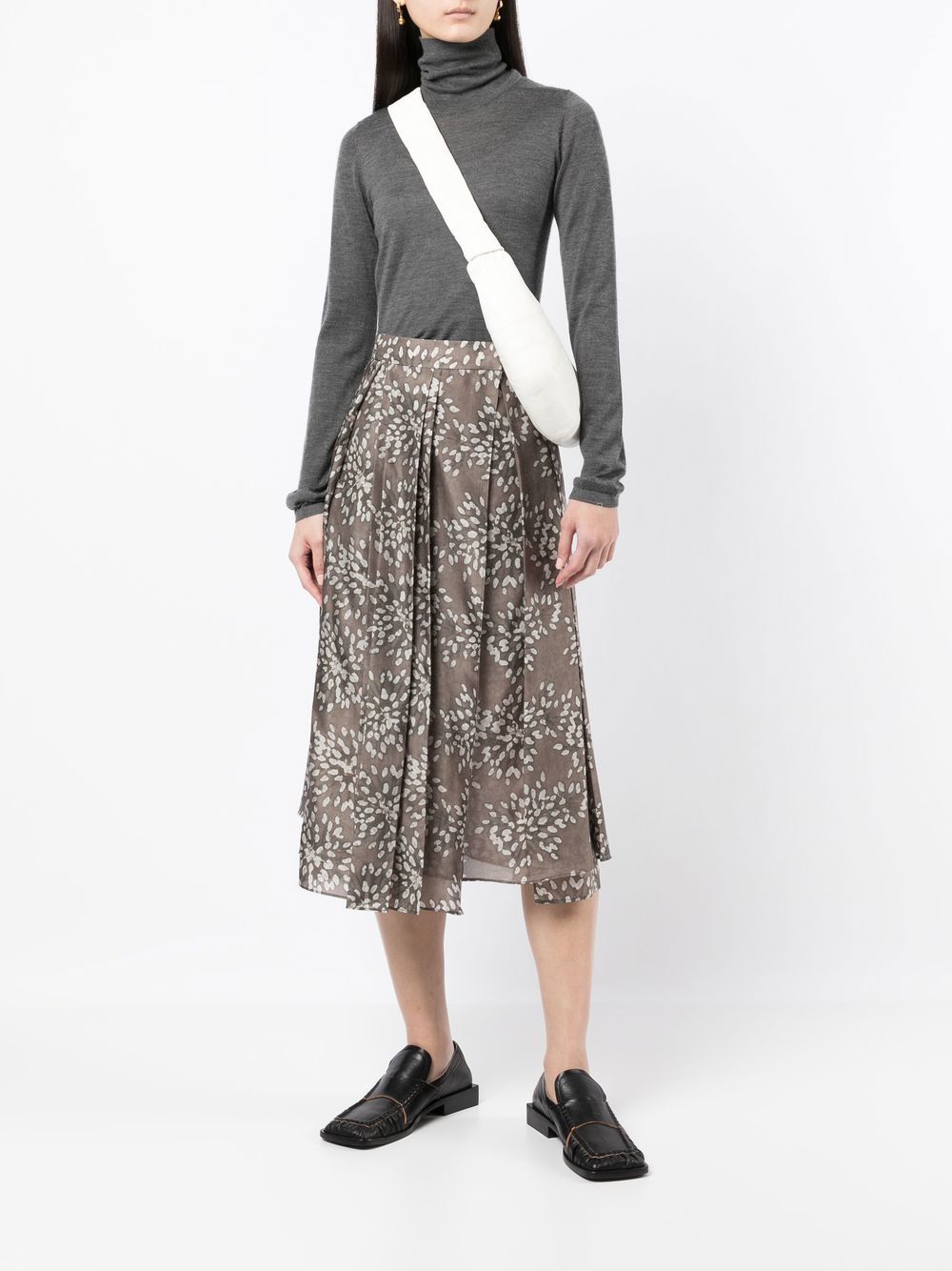 Brunello Cucinelli Cashmere Turtle-neck Sweater - Grey