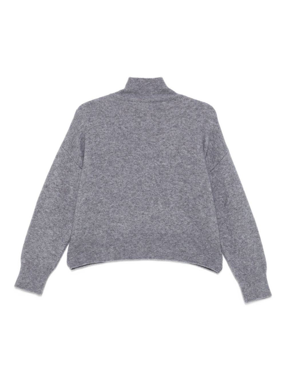 MRZ High Neck Sweater - Grey