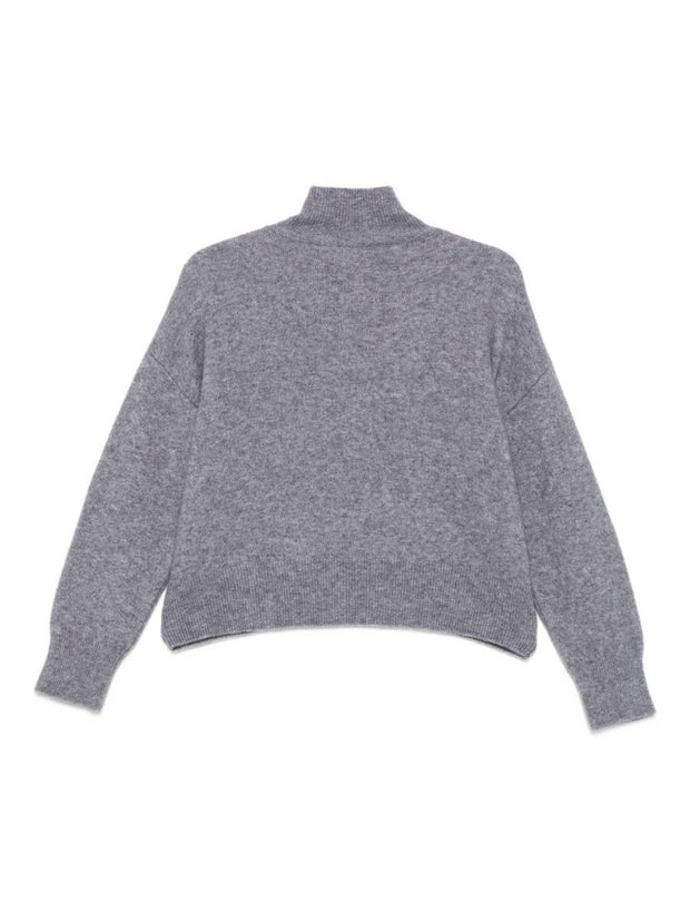 MRZ High Neck Sweater - Grey