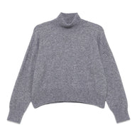 MRZ High Neck Sweater - Grey
