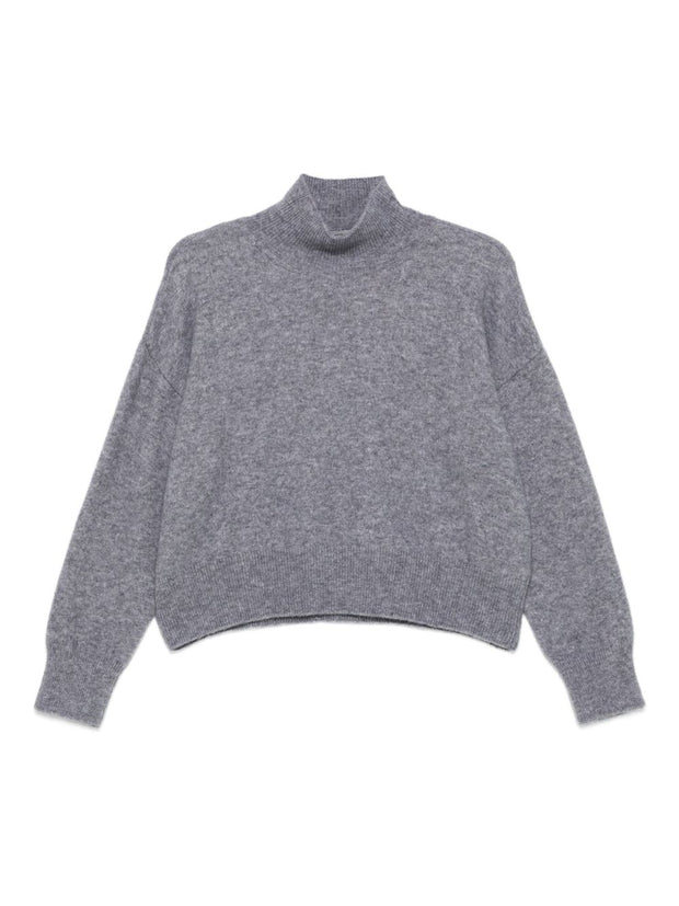 MRZ High Neck Sweater - Grey