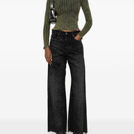 Diesel Flared Denim Jeans - Black