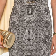 Elisabetta Franchi Midi Skirt - Black