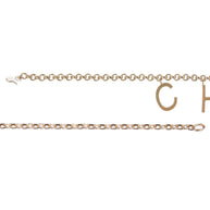 Chloé Letters Belt Golden
