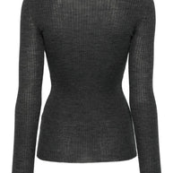MRZ Wool Ribbed Sweater - Grey