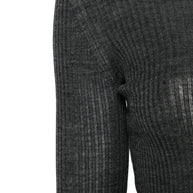 MRZ Wool Ribbed Sweater - Grey