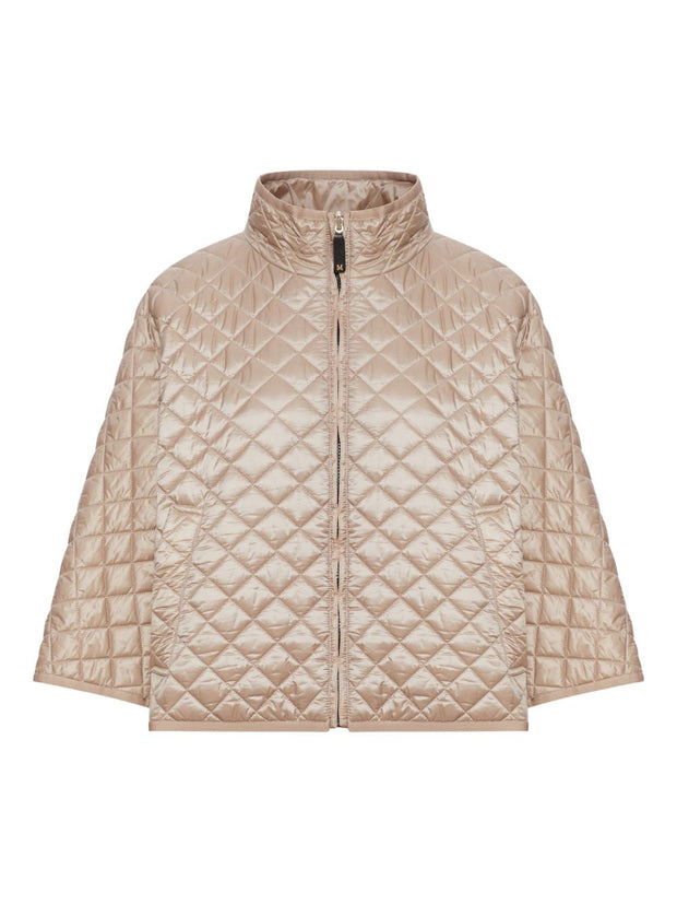 MAX MARA THE CUBE Quilted Nylon Cape - Grey