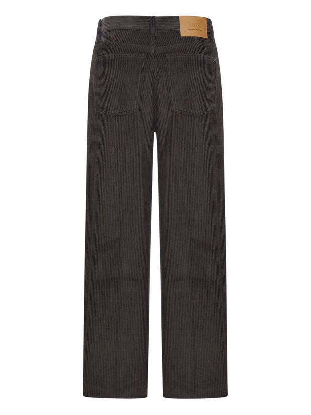 Ami Paris Cotton Trousers - Grey