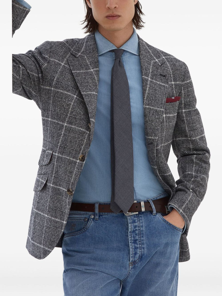 Brunello Cucinelli Wool Jacket - Blue
