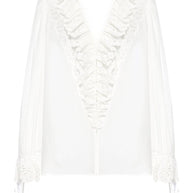 Chloé Cotton Voile Top White