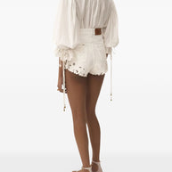 Chloé Cotton Voile Top White