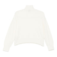 MRZ High Neck Sweater - White