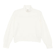 MRZ High Neck Sweater - White