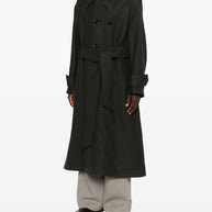 Ami Paris Wool Coat - Grey